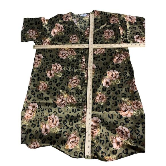 RARE Y2K  Beautiful Rare Vintage Vanity Fair satin Floral sleep dress gown size - Picture 7 of 7